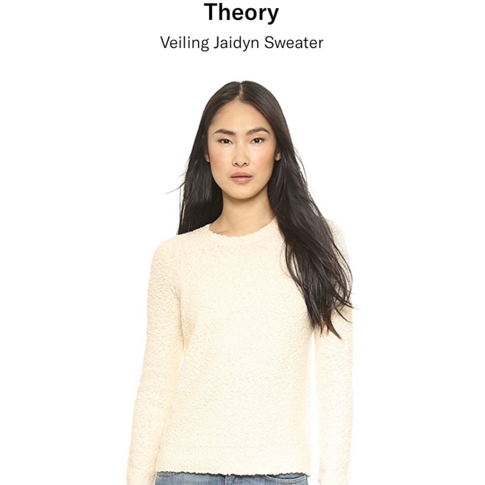 Theory cream sweater